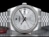 Rolex|Datejust Jubilee Crownclasp Silver Wave Factory Diamonds Dial -|116234